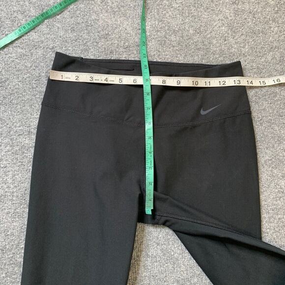 Nike Leggings Womens S Small Black Geranium Dri Fit Legend High Waist Mesh Panel - Picture 4 of 11
